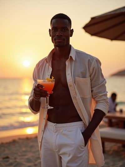 Professional mykonos nights AI photo 17 - High quality artificial intelligence photography