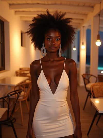 Mykonos Nights style photo 38 created with AI technology - PhotoForge professional photography