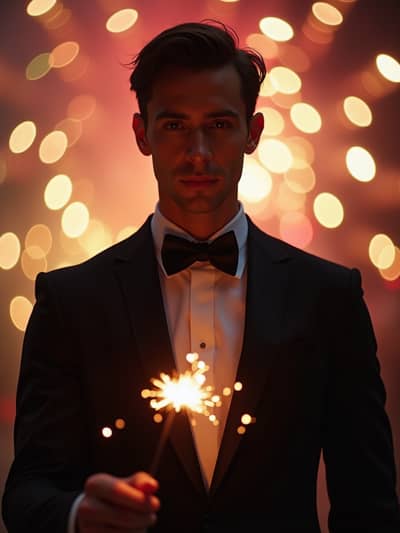Professional new years eve AI photo 2 - High quality artificial intelligence photography