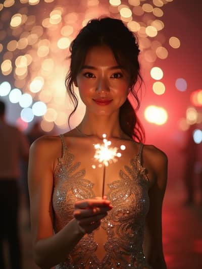 Professional new years eve AI photo 7 - High quality artificial intelligence photography