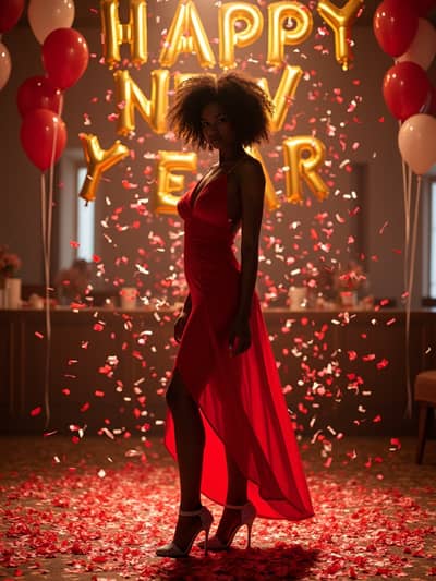 Professional new years eve AI photo 12 - High quality artificial intelligence photography