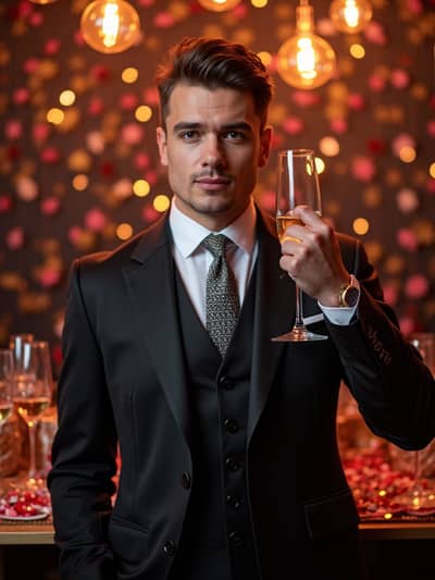 AI generated new years eve photo example 21 - Professional new years eve photography by PhotoForge