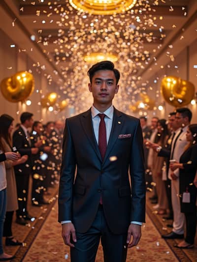 AI generated new years eve photo example 46 - Professional new years eve photography by PhotoForge