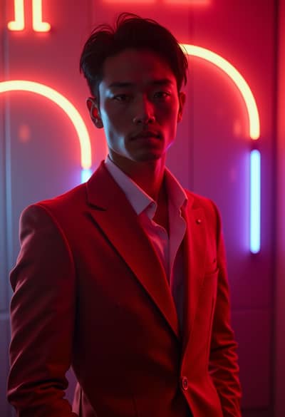AI photography example 9 - nightlife photos generated by artificial intelligence