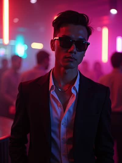 PhotoForge AI nightlife photo sample 15 - Studio quality AI generated photography