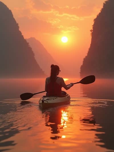 AI photography example 9 - outdoor adventure photos generated by artificial intelligence