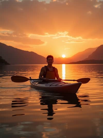 AI photography example 19 - outdoor adventure photos generated by artificial intelligence