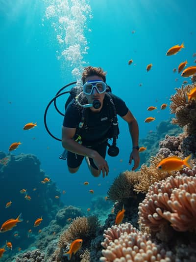 AI photography example 34 - outdoor adventure photos generated by artificial intelligence