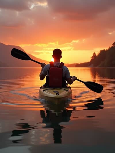 Professional outdoor adventure AI photo 37 - High quality artificial intelligence photography