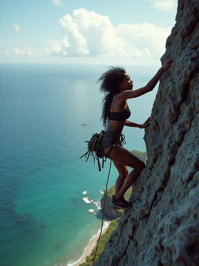 AI photography example 39 - outdoor adventure photos generated by artificial intelligence