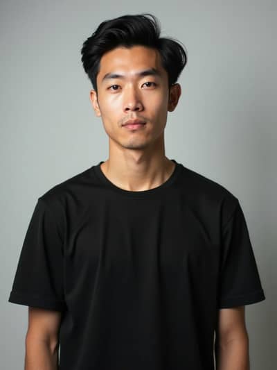 AI photography example 19 - passport photoforge photos generated by artificial intelligence