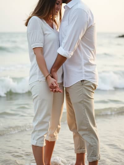 Pre Wedding Engagement style photo 3 created with AI technology - PhotoForge professional photography