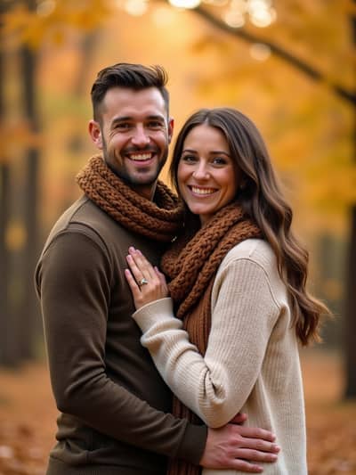 AI generated pre wedding engagement photo example 6 - Professional pre wedding engagement photography by PhotoForge