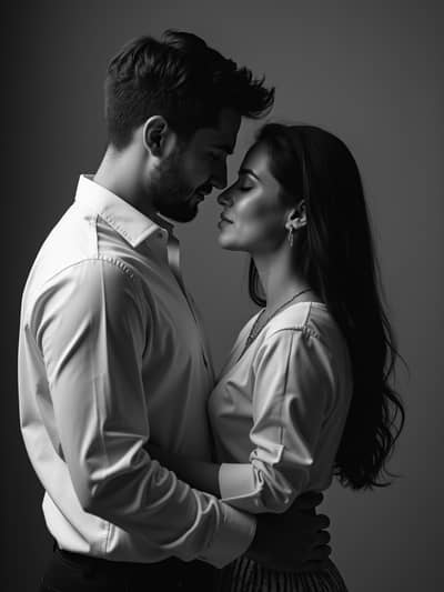 Professional pre wedding engagement AI photo 7 - High quality artificial intelligence photography