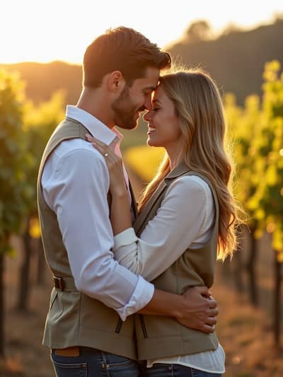 AI generated pre wedding engagement photo example 11 - Professional pre wedding engagement photography by PhotoForge