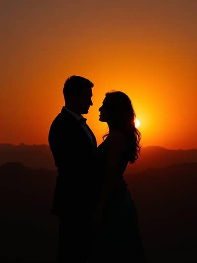 Professional pre wedding engagement AI photo 12 - High quality artificial intelligence photography