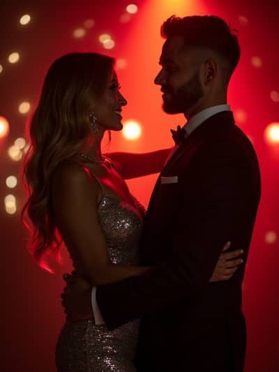 AI photography example 24 - pre wedding engagement photos generated by artificial intelligence
