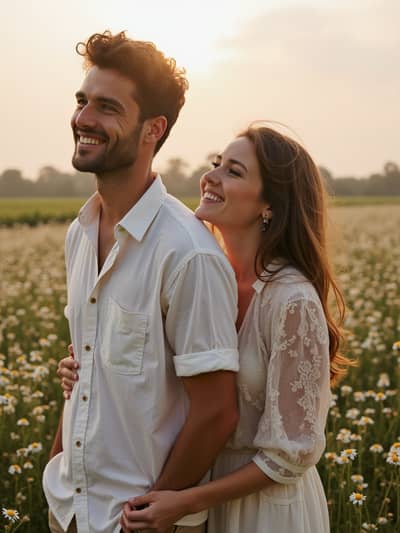 AI generated pre wedding engagement photo example 26 - Professional pre wedding engagement photography by PhotoForge