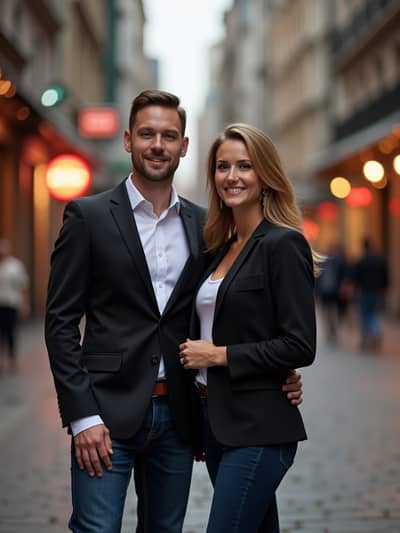 AI generated pre wedding engagement photo example 31 - Professional pre wedding engagement photography by PhotoForge