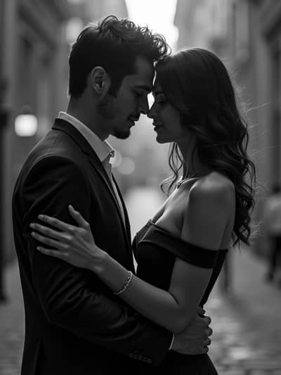 Pre Wedding Engagement style photo 33 created with AI technology - PhotoForge professional photography