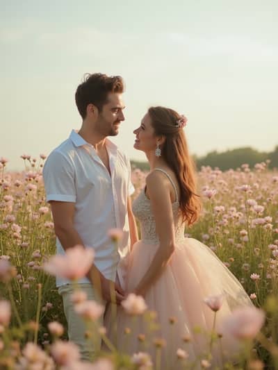 AI generated pre wedding engagement photo example 36 - Professional pre wedding engagement photography by PhotoForge