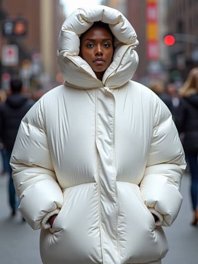 AI generated puffer jacket photo example 6 - Professional puffer jacket photography by PhotoForge