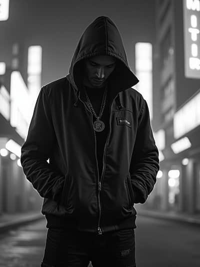 Professional rap album cover AI photo 22 - High quality artificial intelligence photography