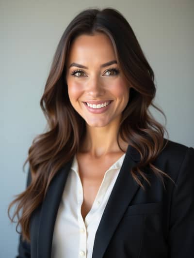AI generated real estate headshots photo example 6 - Professional real estate headshots photography by PhotoForge