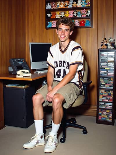 AI generated retro 90s photo example 1 - Professional retro 90s photography by PhotoForge