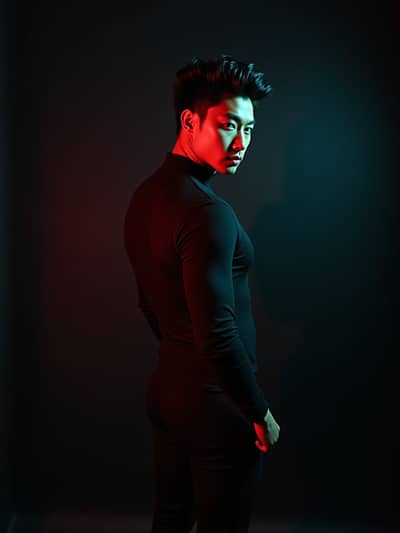 AI generated rgb portrait photo example 16 - Professional rgb portrait photography by PhotoForge