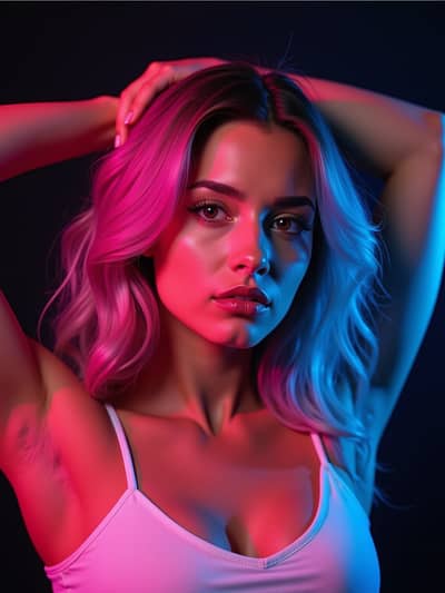 AI generated rgb portrait photo example 26 - Professional rgb portrait photography by PhotoForge