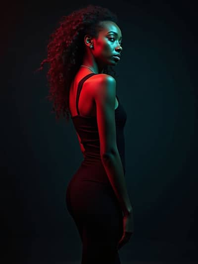 Professional rgb portrait AI photo 37 - High quality artificial intelligence photography