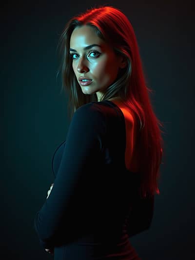 Professional rgb portrait AI photo 42 - High quality artificial intelligence photography