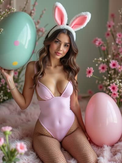 PhotoForge AI sexy easter photo sample 5 - Studio quality AI generated photography