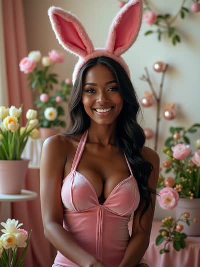 AI photography example 9 - sexy easter photos generated by artificial intelligence