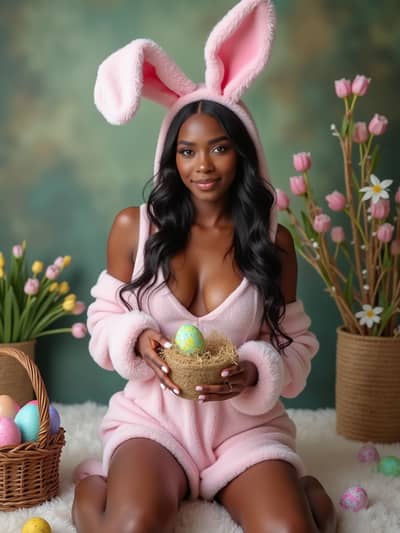 PhotoForge AI sexy easter photo sample 20 - Studio quality AI generated photography