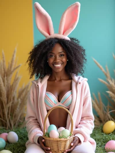 AI generated sexy easter photo example 26 - Professional sexy easter photography by PhotoForge