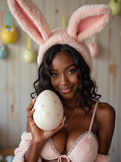 AI photography example 29 - sexy easter photos generated by artificial intelligence