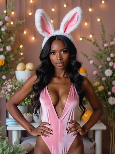 Sexy Easter style photo 33 created with AI technology - PhotoForge professional photography