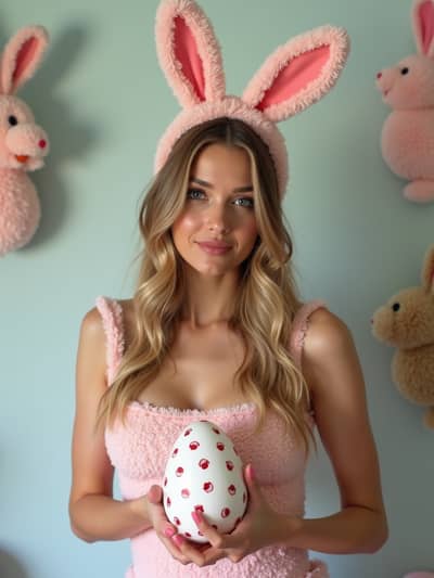 AI photography example 34 - sexy easter photos generated by artificial intelligence