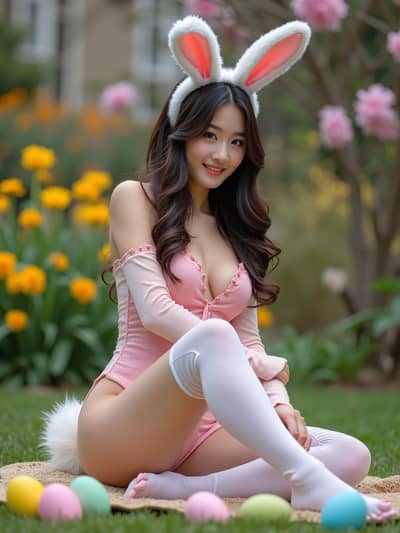 PhotoForge AI sexy easter photo sample 35 - Studio quality AI generated photography