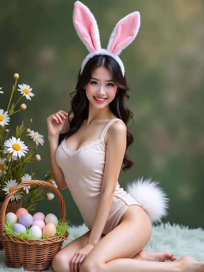 AI generated sexy easter photo example 36 - Professional sexy easter photography by PhotoForge