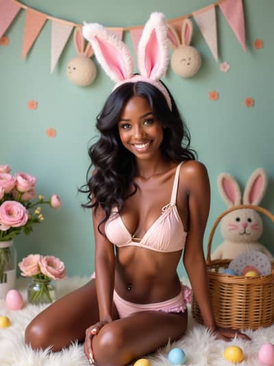 AI photography example 44 - sexy easter photos generated by artificial intelligence