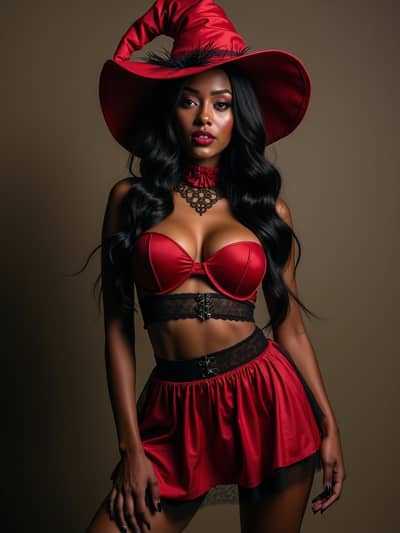 Professional sexy halloween AI photo 2 - High quality artificial intelligence photography