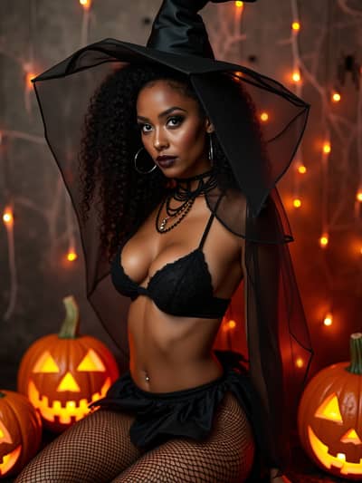 AI generated sexy halloween photo example 16 - Professional sexy halloween photography by PhotoForge