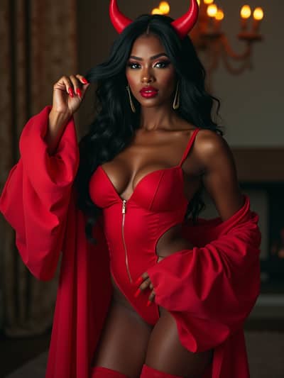 Professional sexy halloween AI photo 27 - High quality artificial intelligence photography