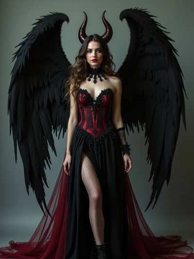 PhotoForge AI sexy halloween photo sample 35 - Studio quality AI generated photography