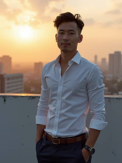 AI generated startup founder photo example 11 - Professional startup founder photography by PhotoForge