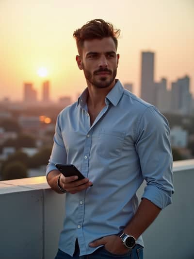 Startup Founder style photo 48 created with AI technology - PhotoForge professional photography