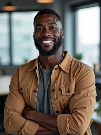 AI photography example 29 - startup team headshots photos generated by artificial intelligence